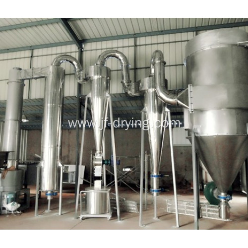 Paste materials spin flash dryer/drying